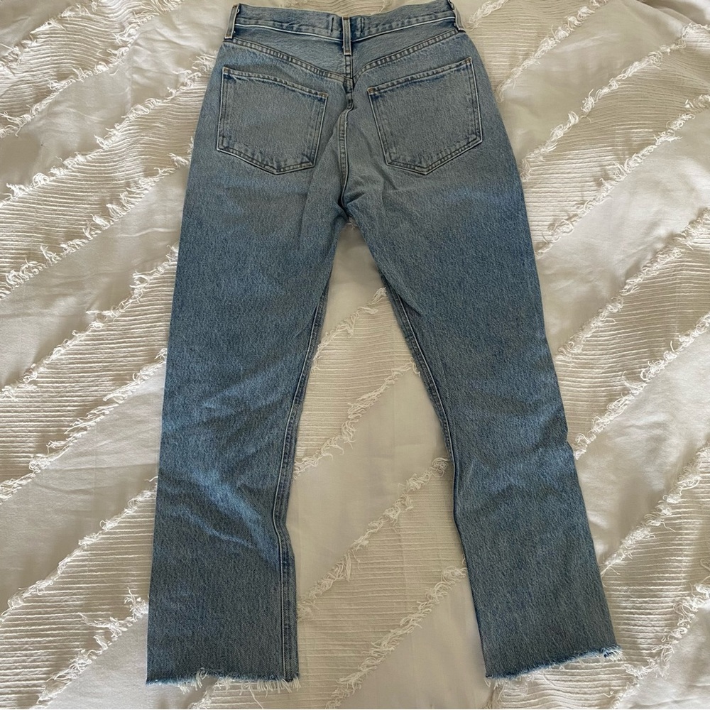 AGOLDE Riley High Rise Straight Cropped Jeans - Picture 2 of 2